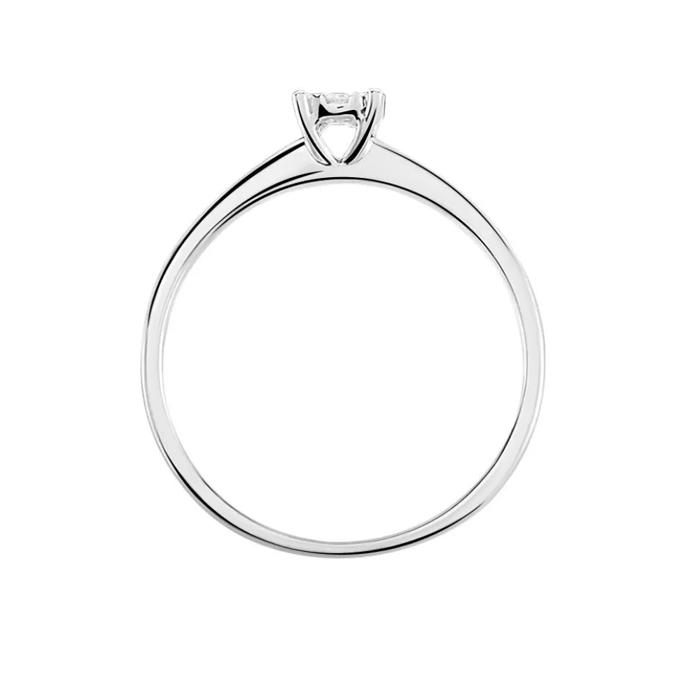 Bague Solitaire Or Blanc Dream Diamants