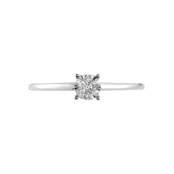 Bague Solitaire Or Blanc Dream Diamants