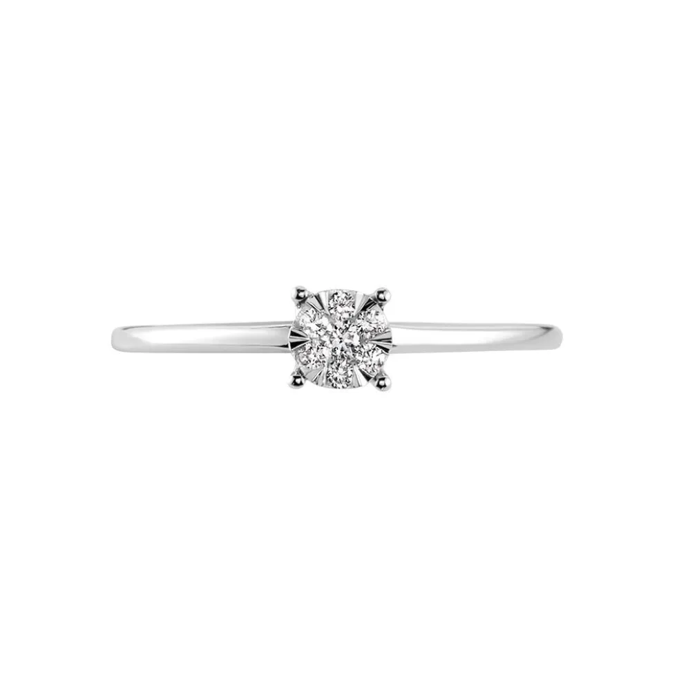 Bague Solitaire Or Blanc Dream Diamants