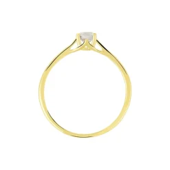 Bague Solitaire Or Jaune Solenia Diamant