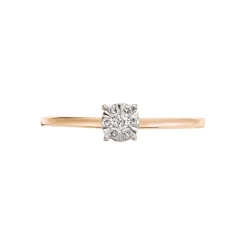 Bague Solitaire Or Rose Dream Diamants