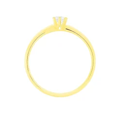 Bague Solitaire Shannel Or Jaune Diamant