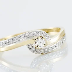 Bague Solitaire Vassilissa Or Jaune Diamant
