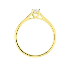 Bague Solitaire Vicoeuria Or Jaune Diamant