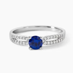 Bague Solitea Argent Blanc Oxyde De Zirconium