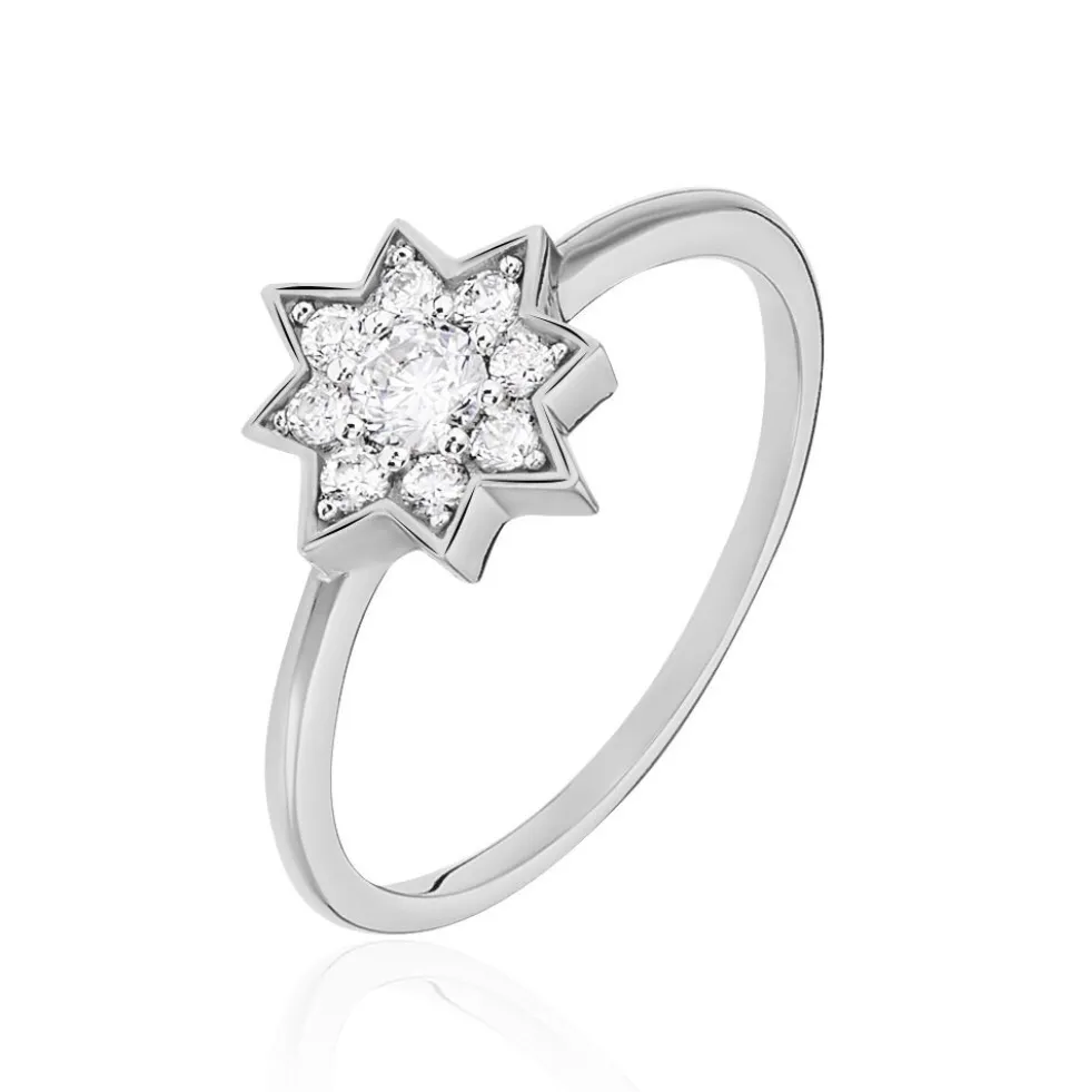 Bague Starla Argent Blanc Oxyde De Zirconium