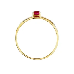 Bague Tanissia Or Jaune Rubis