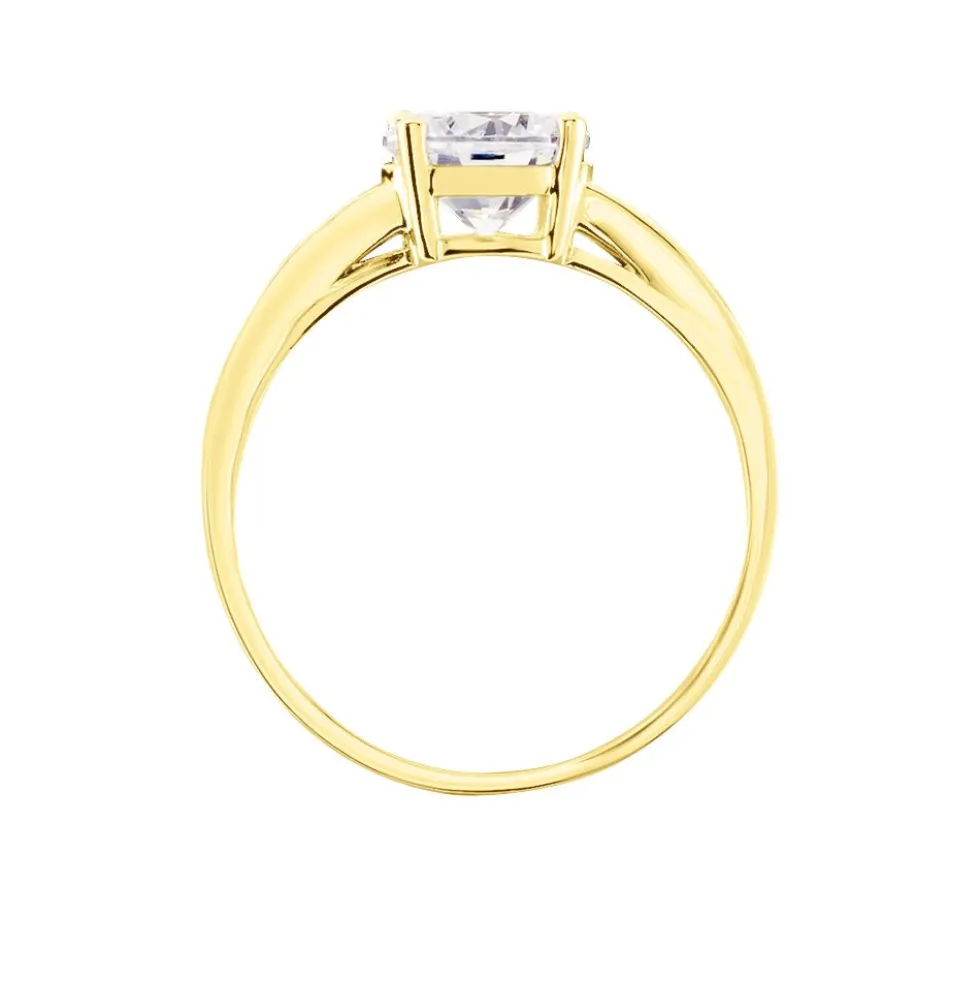 Bague Tatjana Or Jaune Oxyde De Zirconium