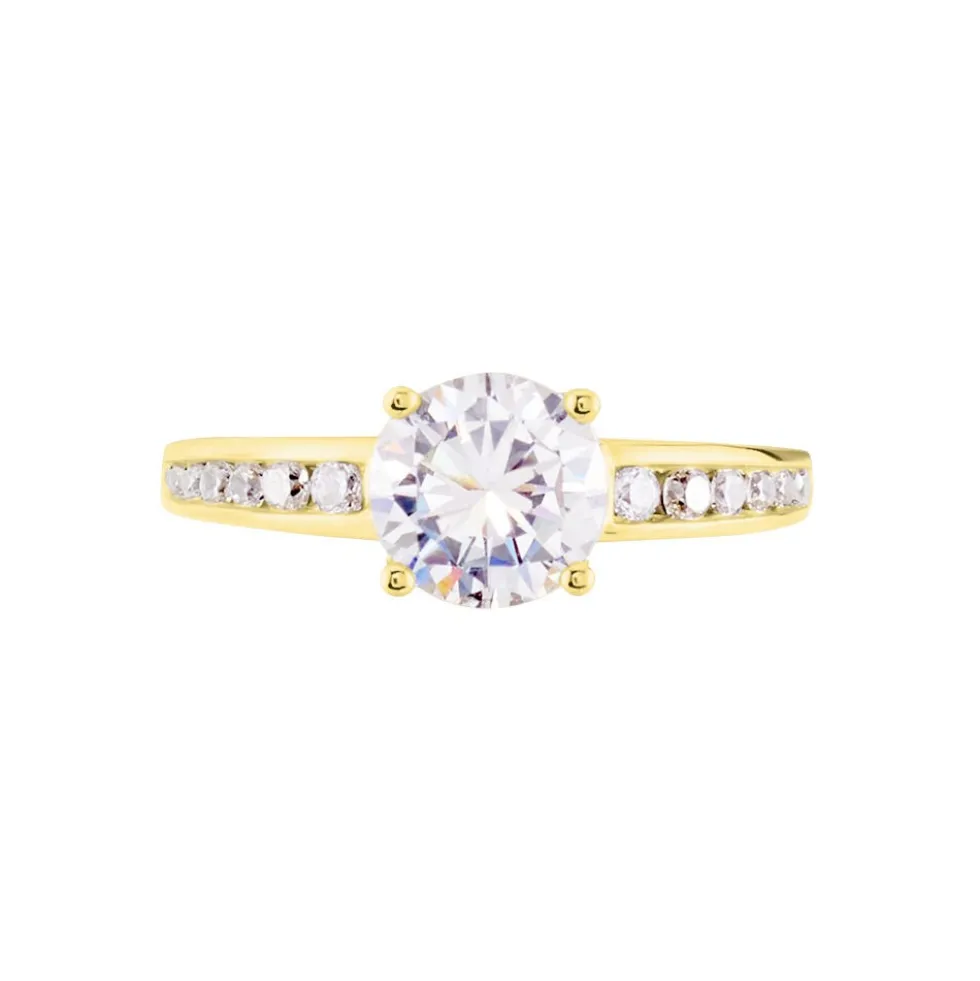 Bague Tatjana Or Jaune Oxyde De Zirconium