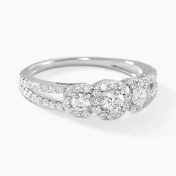 Bague Titemae Argent Blanc Oxyde De Zirconium