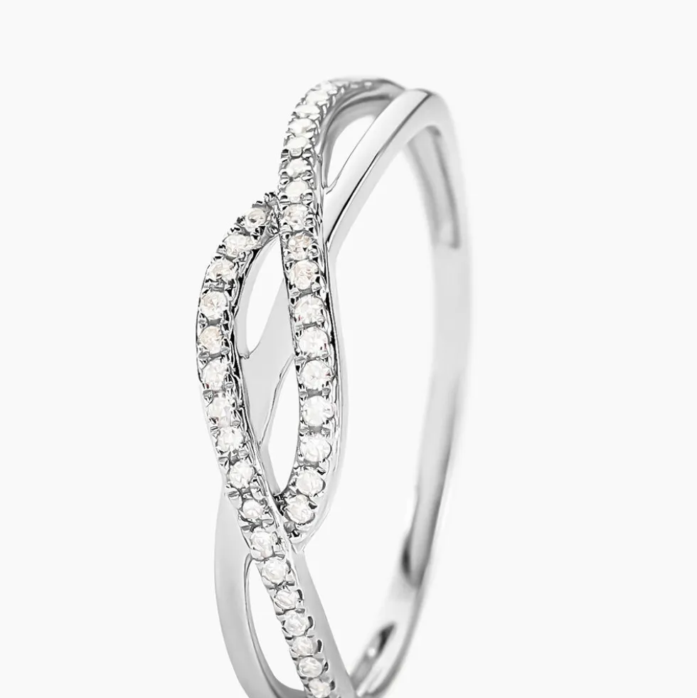 Bague Ursulla Or Blanc Diamant