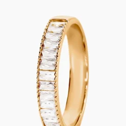 Bague Valentyne Plaque Or Jaune Oxyde De Zirconium