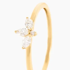 Bague Vasilica Or Jaune Diamant Synthétique