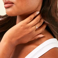 Bague Vasilica Or Jaune Diamant Synthétique