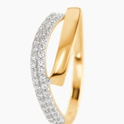 Bague Vero Or Jaune Oxyde De Zirconium