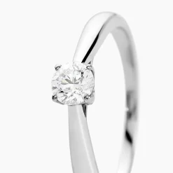 Bague Vicoeuria Ld Platine Blanc Diamant Synthétique