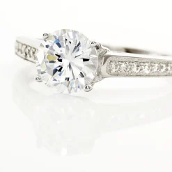 Bague Viky Argent Blanc Oxyde De Zirconium