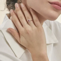 Bague Vladimir Or Jaune Rubis Diamants