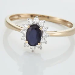 Bague Vladimir Or Jaune Saphir