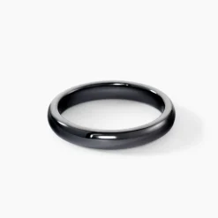 Bague Volta Ceramique Noir Céramique