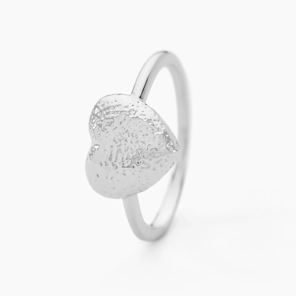 Bague With Love Argent Blanc