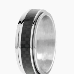 Bague Acier Bicolore