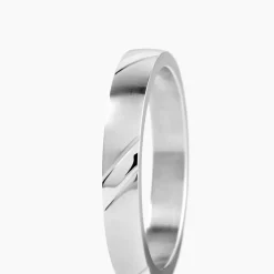 Bague Acier Blanc