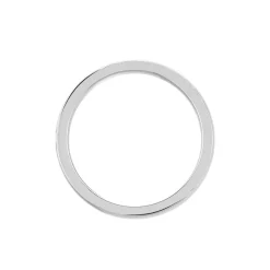 Bague Acier Blanc