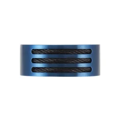 Bague Acier Bleu Luke