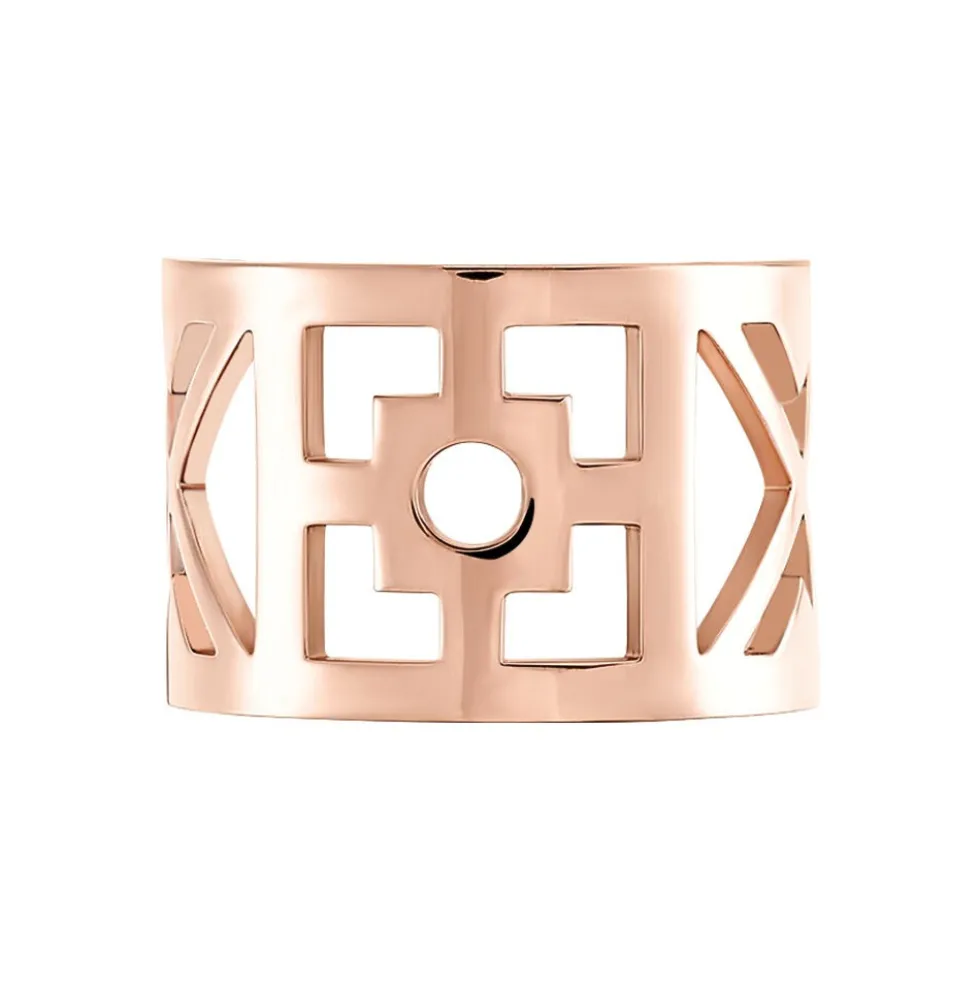 Bague Airelle Acier Rose