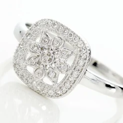Bague Alixia Or Blanc Diamant