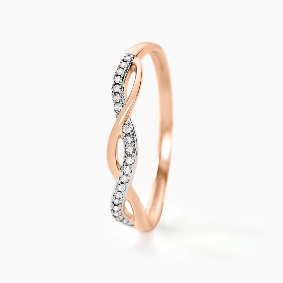 Bague Alizee Or Rose Diamant