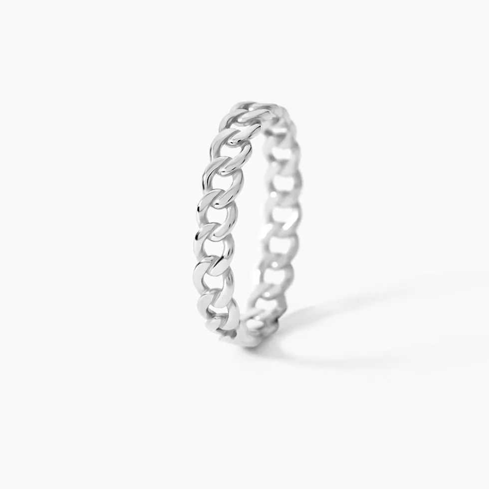 Bague Ancone Argent Blanc
