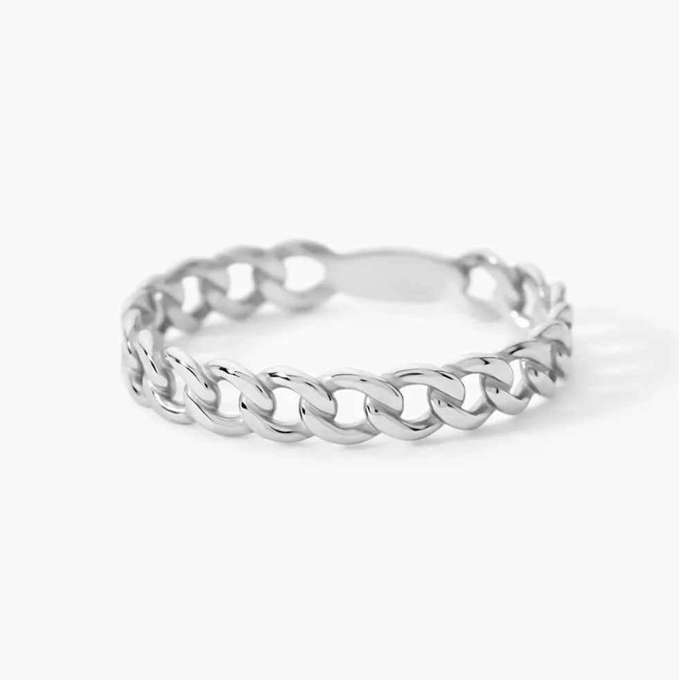 Bague Ancone Argent Blanc