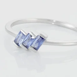 Bague Andy Argent Blanc Oxyde De Zirconium