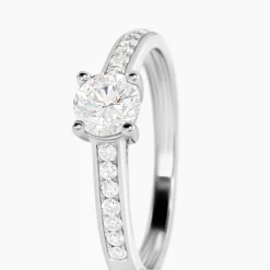 Bague Aramis Ld Platine Blanc Diamant Synthétique