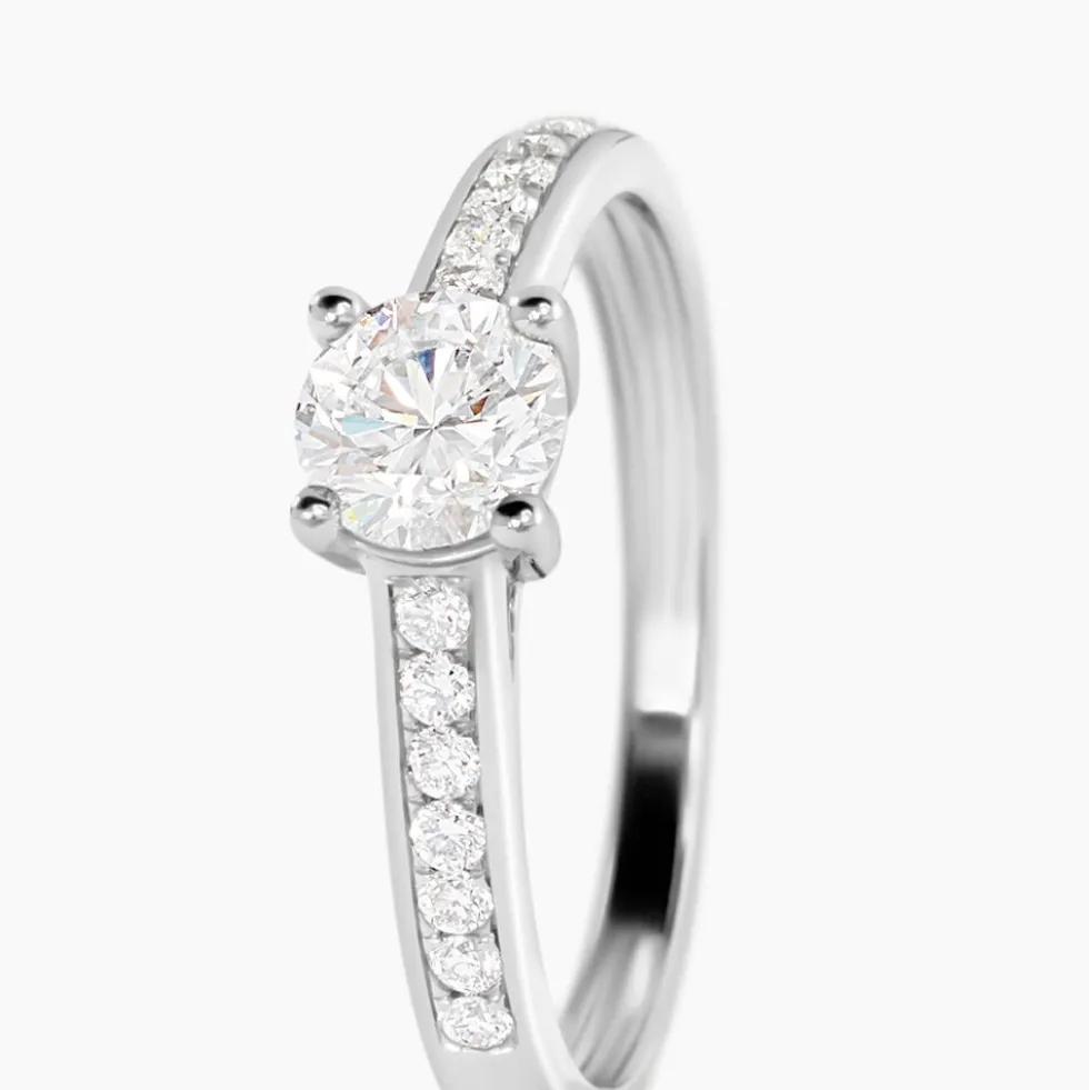 Bague Aramis Ld Platine Blanc Diamant Synthétique