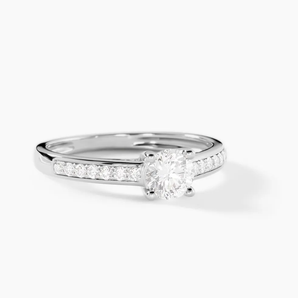 Bague Aramis Ld Platine Blanc Diamant Synthétique