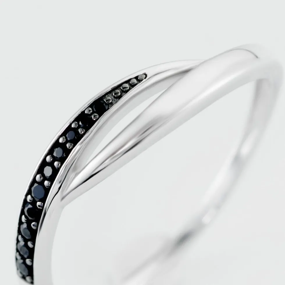 Bague Argent Blanc Afon Oxydes De Zirconium