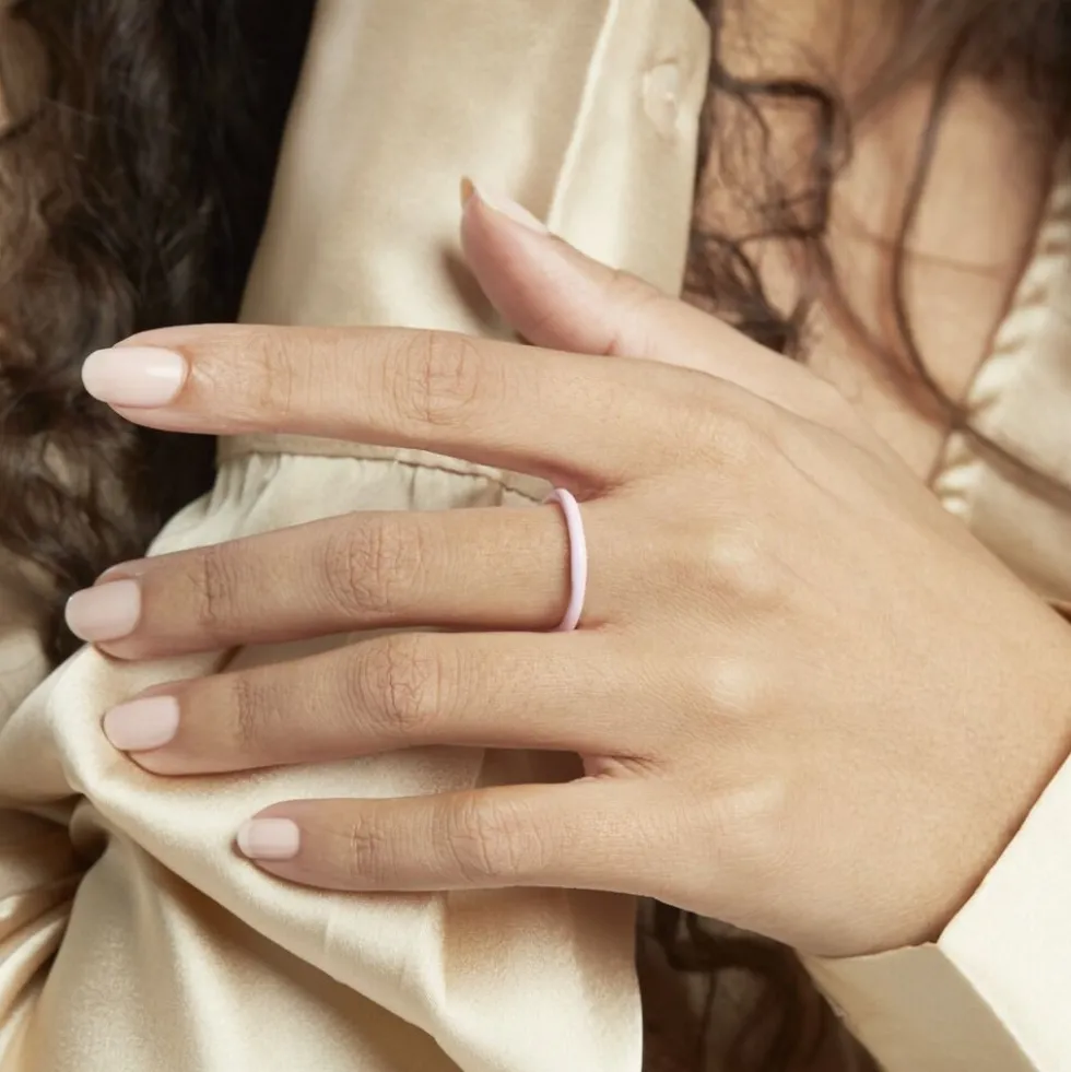 Bague Argent Blanc Sadia