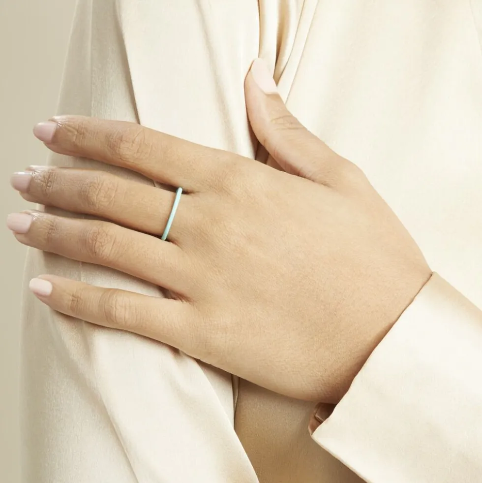 Bague Argent Blanc Sadia