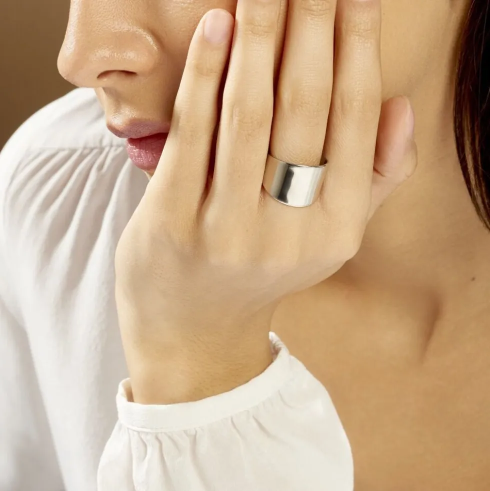 Bague Ascension Argent Blanc