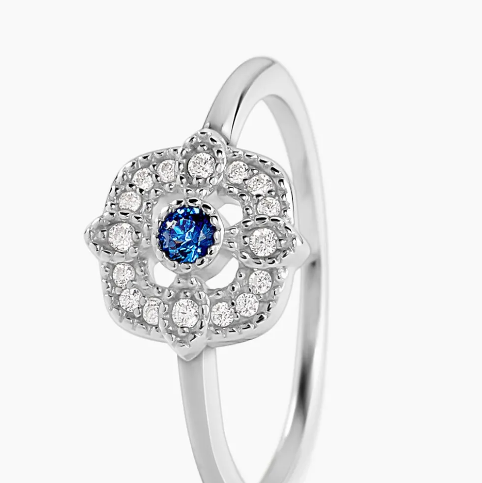 Bague Astrea Argent Blanc Oxyde De Zirconium