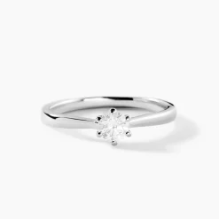 Bague Athena Platine Blanc Diamant