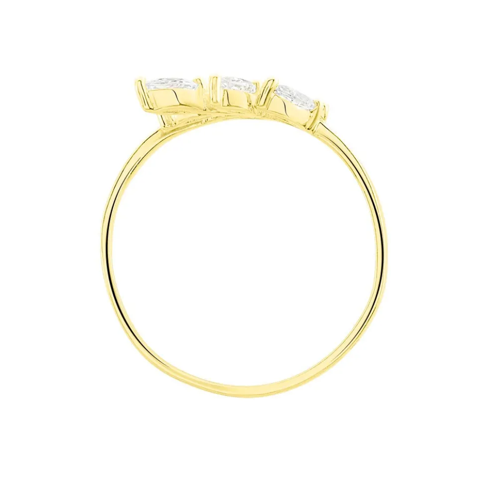 Bague Audrica Or Jaune Oxyde De Zirconium
