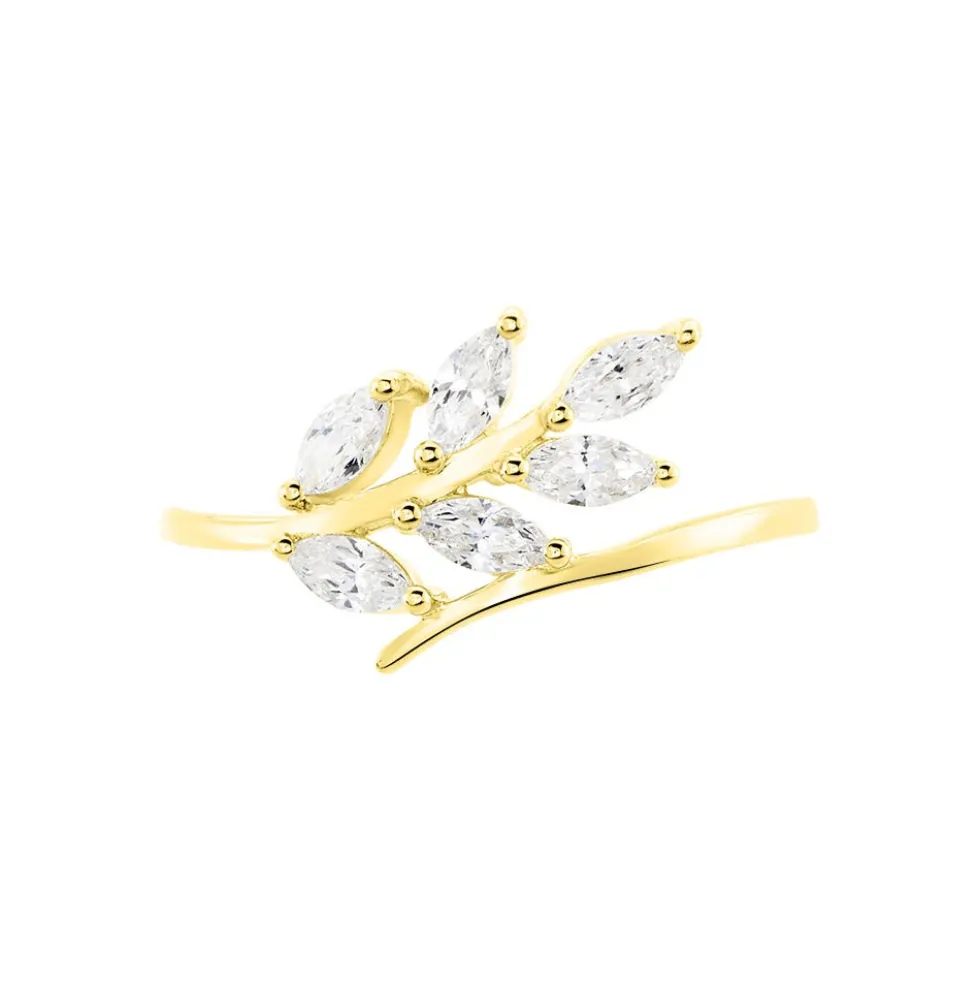 Bague Audrica Or Jaune Oxyde De Zirconium
