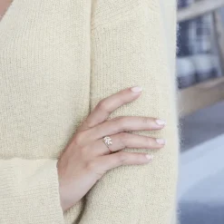 Bague Audrica Or Jaune Oxyde De Zirconium