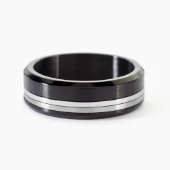 Bague Baldev Acier Bicolore