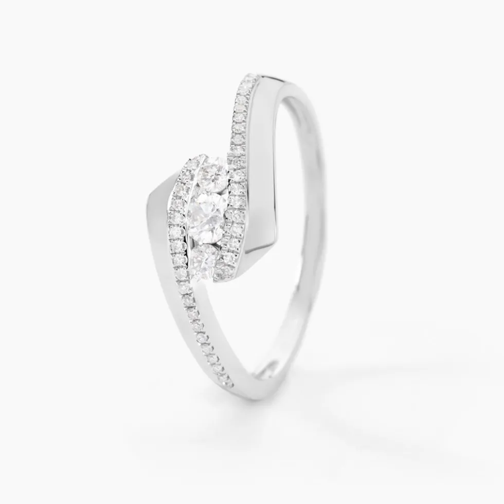 Bague Barbara Or Blanc Diamant