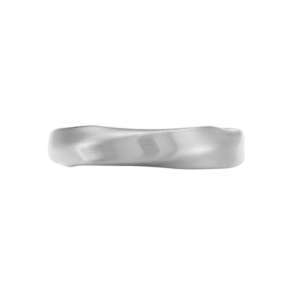 Bague Barclay Acier Blanc